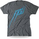 Fly Racing T-Shirt F-L-Y-GHT grau-teal