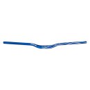 Azonic Agile Handlebar 1 Rise Paint Metal Flake blue 31.8mm/780mm MTB DH Lenker