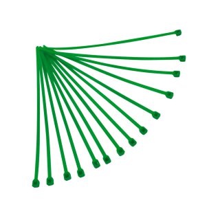  Kabelbinder 3,6 x 180 mm Set 100 Stück Grün
