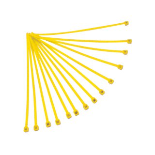  Kabelbinder 3,6 x 180 mm Set 100 Stück Gelb