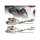Pro Circuit T-6 Stainless Steel Dual System Honda CRF 450 15-16 SS/AL