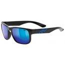 Uvex LGL 22 Lifestyle Sonnenbrille Black Matt Blue Mirorred