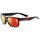 Uvex LGL 22 Lifestyle Sonnenbrille Black Matt Red Mirorred