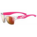 Uvex Sportsstyle 508 Kinder Sonnenbrille Clear Pink Mirrored