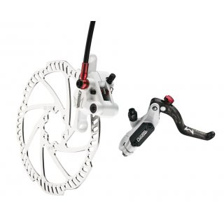 Tektro Scheibenbremse Orion White für MTB/Fahrrad Set 180mm