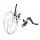 Tektro Scheibenbremse Orion White für MTB/Fahrrad Set 180mm