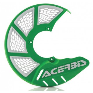 Acerbis Bremsscheibenabdeckung X-BRAKE VENTED vorne grün-weiss