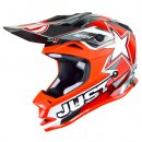 JUST1  J32 PRO Kinder MX Helm Moto X Red