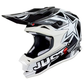 JUST1  J32 PRO Kinder MX Helm Moto X White