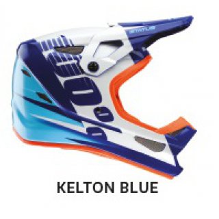 100% Status DH/BMX Helmet Kelton Blue
