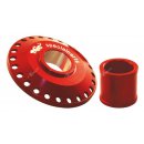 GECO Works Front Wheel Spacer Honda CR CRF 02- Rot