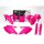 Plastikkit KXF 450 16-18 Neon Pink 6 tlg.