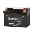 Iboxx Motorrad Gel Batterie YTX4L-BS, 12 Volt, 3 Ah,...