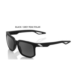 100% Centric - Peak Polar Soft Tact Black  verspiegelte Sonnenbrille