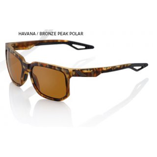 100% Centric - Peak Polar Soft Tact Havana   verspiegelte Sonnenbrille