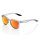 100% Hudson - Hiper Red Multilayer Mirror Lens Crystal Clear verspiegelte Sonnenbrille
