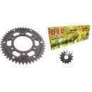 Factory Stahl Alu/DID 520 VX2 Kettenkit Schwarz KTM SX/...