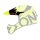 Oneal Spare Visor BACKFLIP RL2 Helmet SLICK neon yellow/black