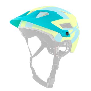 Oneal Spare Visor Defender 2.0 Helmet SLIVER neon yellow/blue