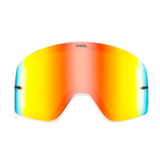 Oneal B-50 Goggle white SPARE LENS radium red