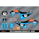 N-style TLD KTM Team Dekor KIT Blau SX-F 19-