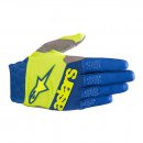 Alpinestars Racefend MX Handschuhe Yellow Blue