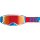 Fly Racing MX Enduro Brille Zone Pro rot-weiß-blau / rot-mirror-clear