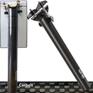 Mighty Carbon Ultralight Sattelstütze Carbon 31,6mm 118g