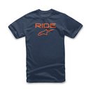 Alpinestars Ride 2.0 T-Shirt Navy Orange