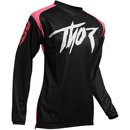 Thor  Girls MX Sector Jersey Black Pink