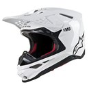 Alpinestars Supertech Helm M8 White Solid