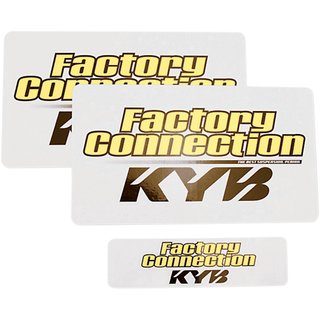 Gabelsticker Paar Kayaba Factory Connection Yellow