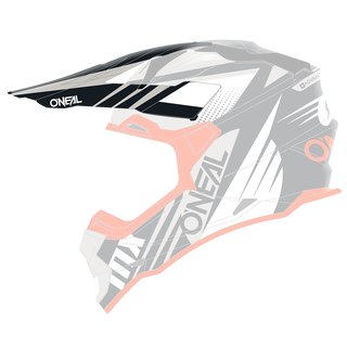 Oneal Spare Visor 2SRS Helmet SPYDE 2.0 black/white/orange