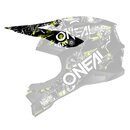 Oneal Spare Visor 3SRS Helmet ATTACK 2.0 black/neon yellow