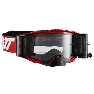 Leatt Velocity 6.5 Goggle MX Roll Off Brille Red White Clear