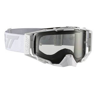 Leatt Velocity 6.5 Goggle MX Brille White Grey Clear