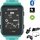 Sigma GPS Smart Triatlon Uhr mit Pulsmessung am Handgelenk Neon Mint Bundle