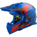 LS2 MX Helm Fast Evo Blau Matt