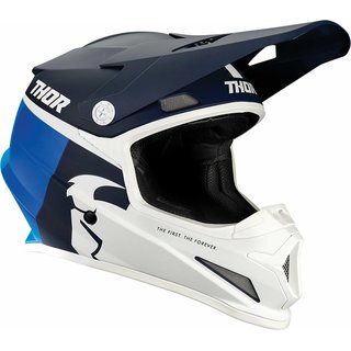 Thor Sector MX Helm Racer Navy Blue 2021