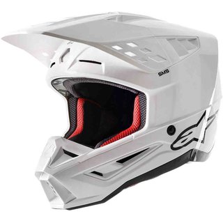 Alpinestars SM5 Helm White Solid