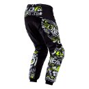 ONeal ELEMENT Youth Pants ATTACK black/neon yellow