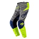 ONeal ELEMENT Youth Pants FACTOR gray/blue/neon yellow