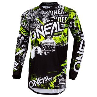 ONeal ELEMENT Youth Jersey ATTACK black/neon yellow 