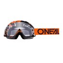 ONeal B-10 Goggle PIXEL orange/white - clear 