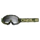 ONeal B-10 Goggle CAMO V.22 military green - clear
