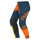 ONeal ELEMENT Pants RACEWEAR V.22 blue/orange/neon yellow