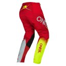 ONeal ELEMENT Pants RACEWEAR V.22 red/gray/neon yellow