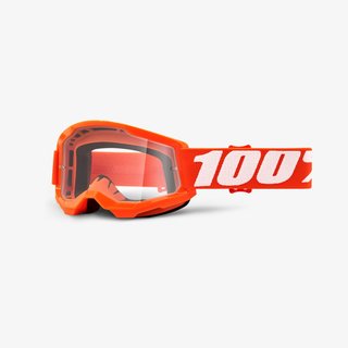 100% STRATA2 Youth Goggle Orange