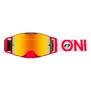 ONeal B-30 Goggle BOLD black/red - radium red