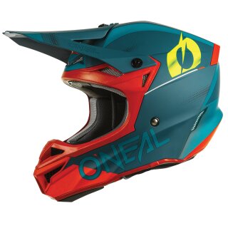 ONeal 5SRS Polyacrylite Helmet HAZE V.22 blue/red